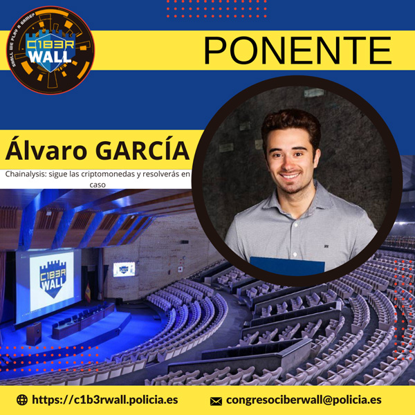 Álvaro García. Chainalysis: sigue las criptomonedas y resolverás el caso.