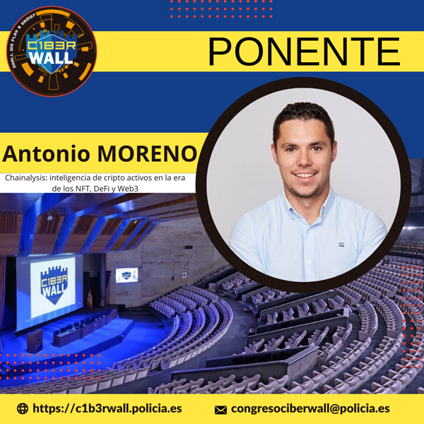Antonio Moreno. Chainalysis: inteligencia de cripto activos en la era de los NFT, DeFi y Web3.