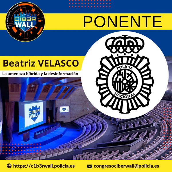 Beatriz Velasco. La amenaza híbrida y la desinformación.