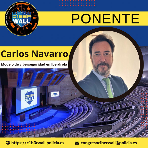 Carlos Navarro. Modelo de ciberseguridad en Iberdrola.