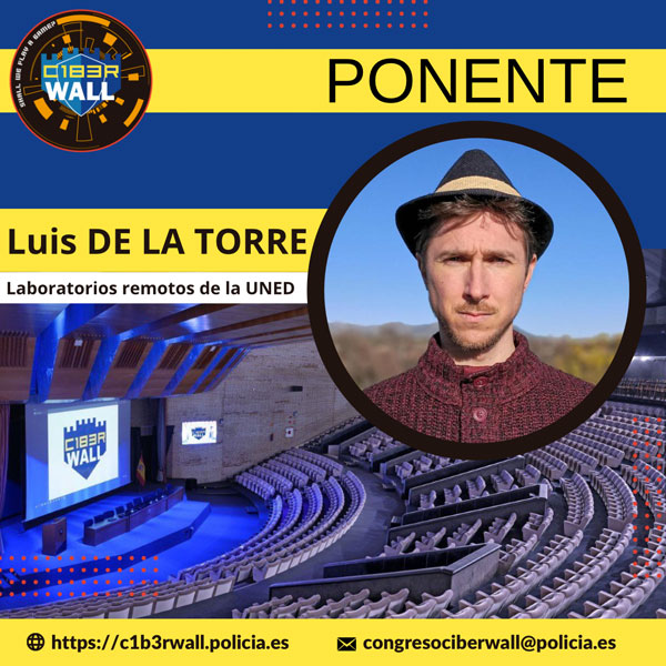 Luis de la torre. Laboratorios remotos de la UNED.