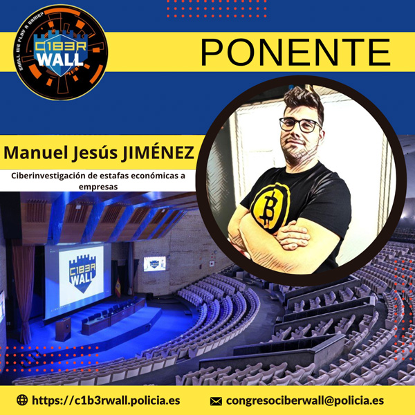 Manuel Jesús Jiménez. Ciberinvestigación de estafas económicas a empresas.