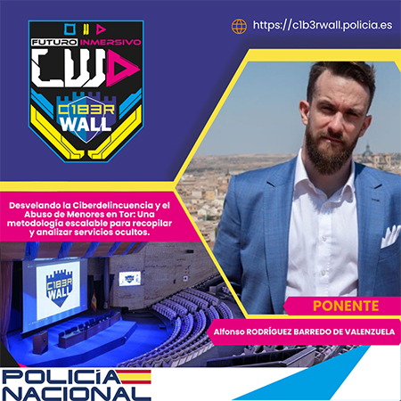 Alfonso Rodríguez Barredo de Valenzuela. Desvelando la Ciberdelincuencia y el Abuso de Menores en Tor: Una metodología escalable para recopilar y analizar servicios ocultos.