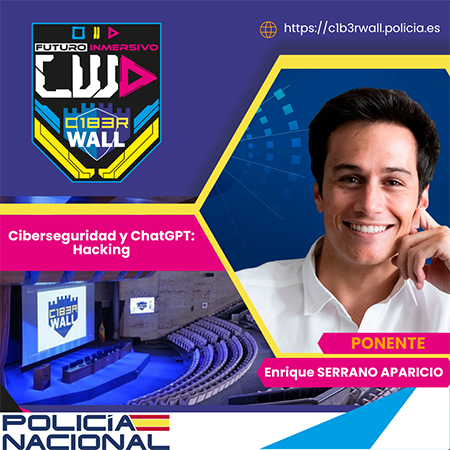 Enrique Serrano Aparicio. Ciberseguridad y ChatGPT: Hacking.