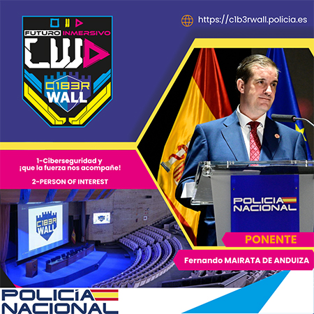 Fernando Mairata de Anduiza. 1-Ciberseguridad y ¡que la fuerza nos acompañe!  2- PERSON OF INTEREST.