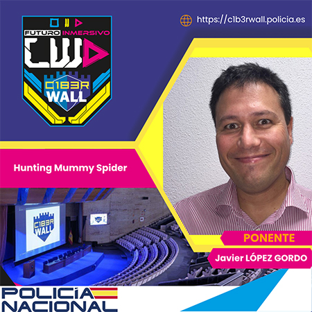 Javier López Gordo. Hunting Mummy Spider. 