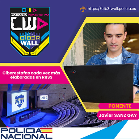 Javier Sanz Gay. Ciberestafas cada vez más elaboradas en RRSS.