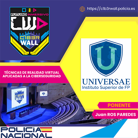 Juan Ros Paredes. TÉCNICAS DE REALIDAD VIRTUAL APLICADAS A LA CIBERSEGURIDAD.