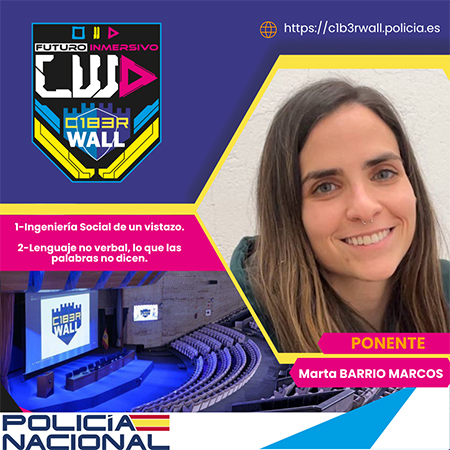 Marta Barrio Marcos. 1- Ingeniería Social de un vistazo. 2- Lenguaje no erba, lo que las palabras no dicen. 