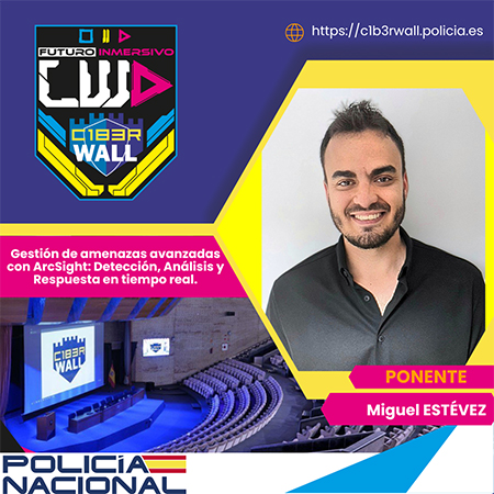 Miguel Estévez. Gestión de amenazas avanzadas con ArcSight: Detección, Análisis y Respuesta en tiempo real.