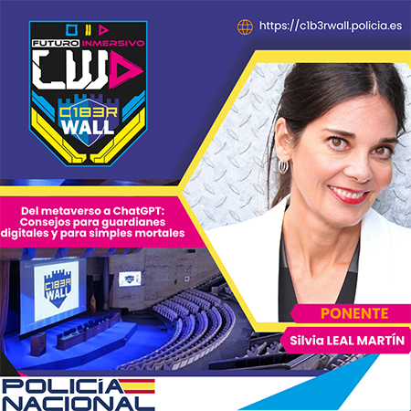 Silvia Leal Martín. Del metaverso a ChatGPT: Consejos para guardianes digitales y para simples mortales.