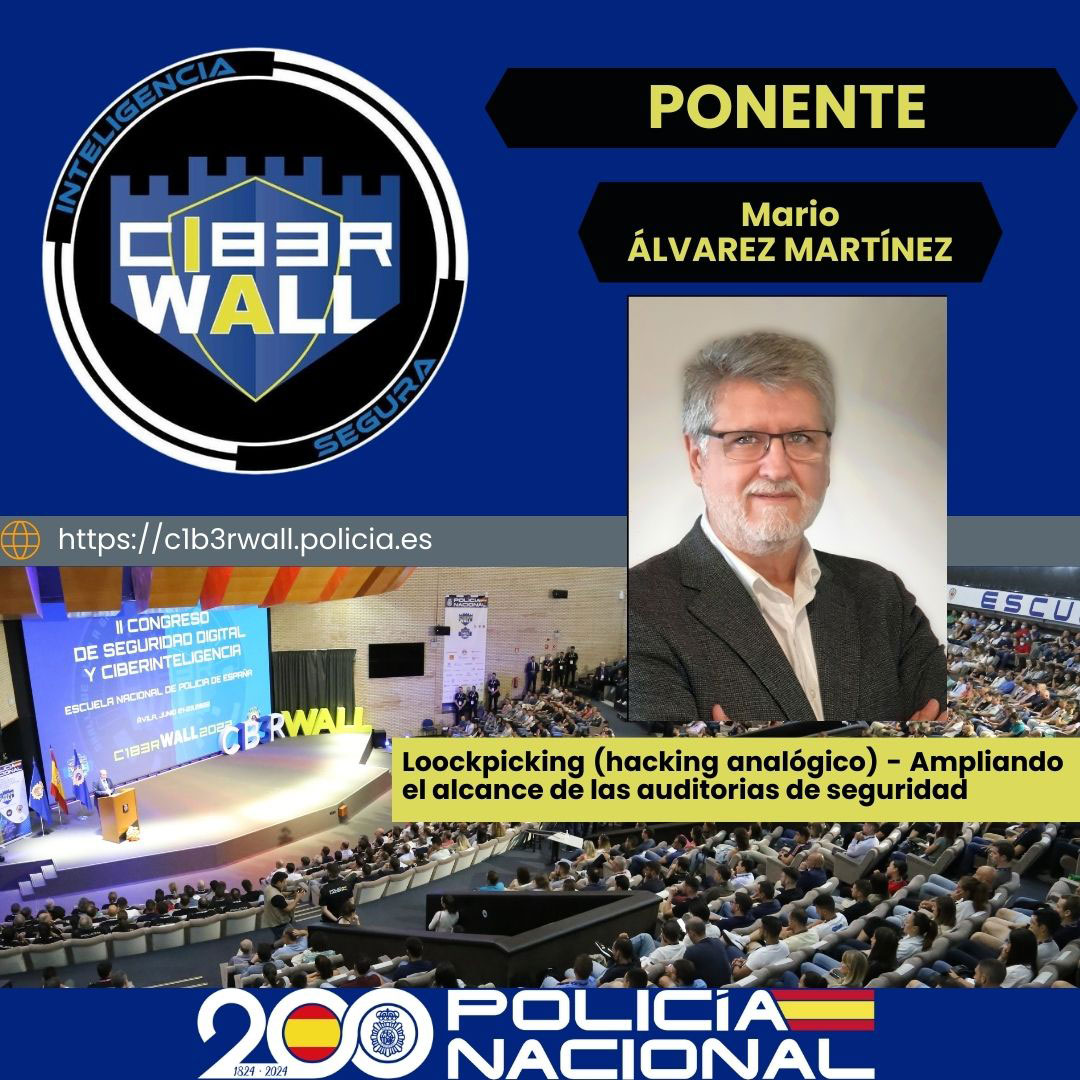 Álvarez Martínez Mario. Loockpicking (hacking analógico) - Ampliando el alcance de los auditorías de seguridad.