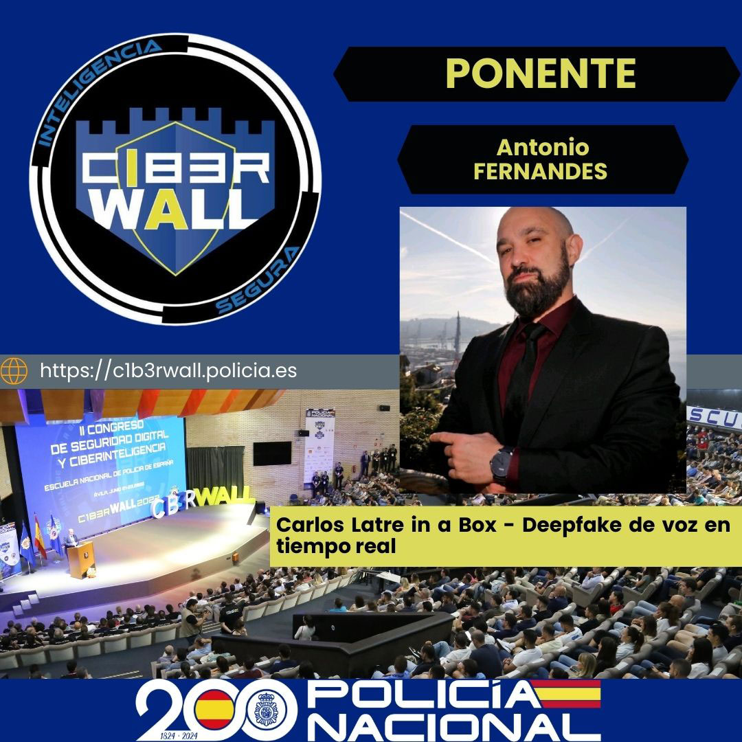 Fernandes Antonio. Carlos Latre in a Box - Deepfake de voz en tiempo real.