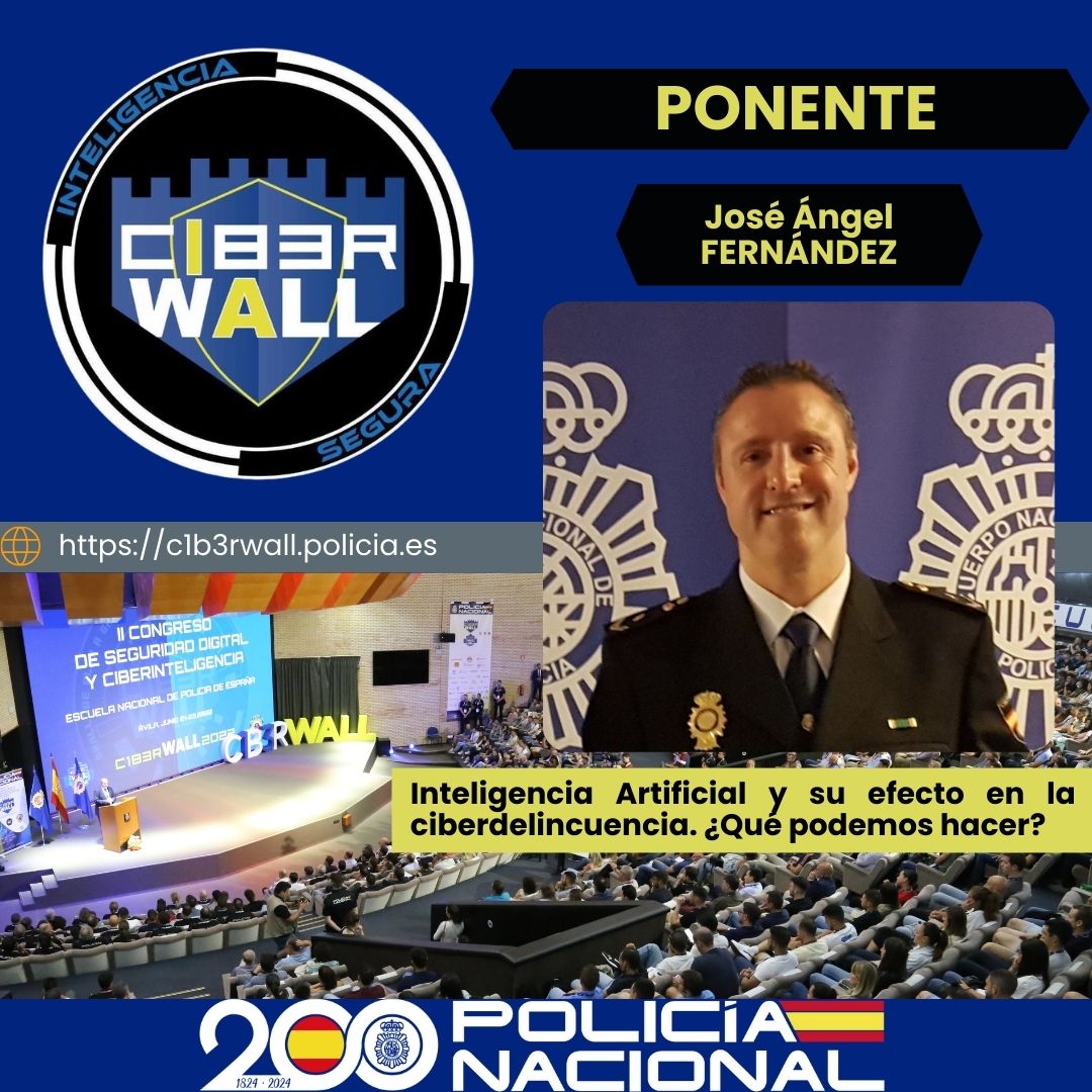 Fernández José Ängel. Inteligencia artificial y su efecto en la ciberdelincuencia. ¿Qué podemos hacer?.
