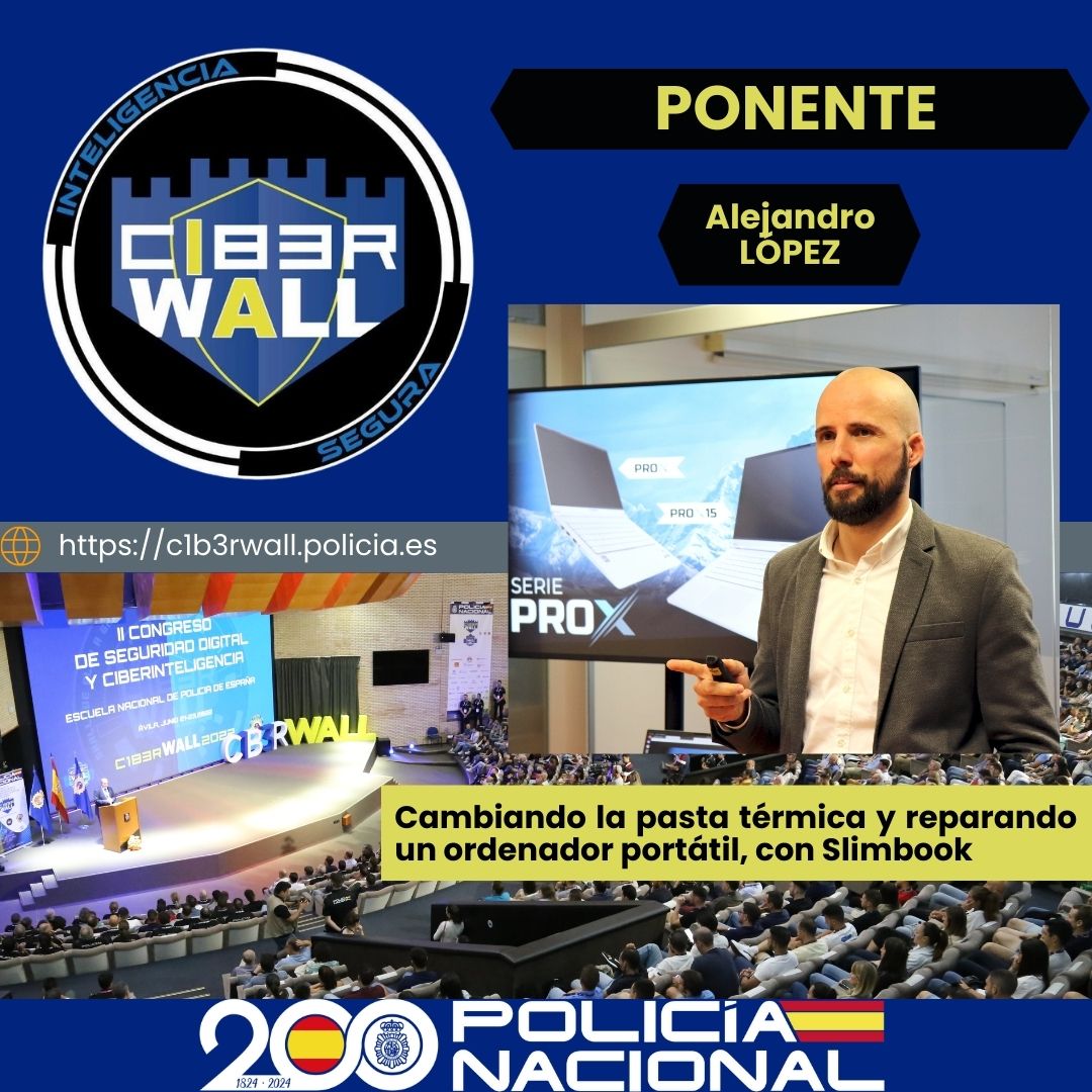 López Alejandro. Cambiando la pasta térmica y reparando un ordenador portátil, con Slimbook.