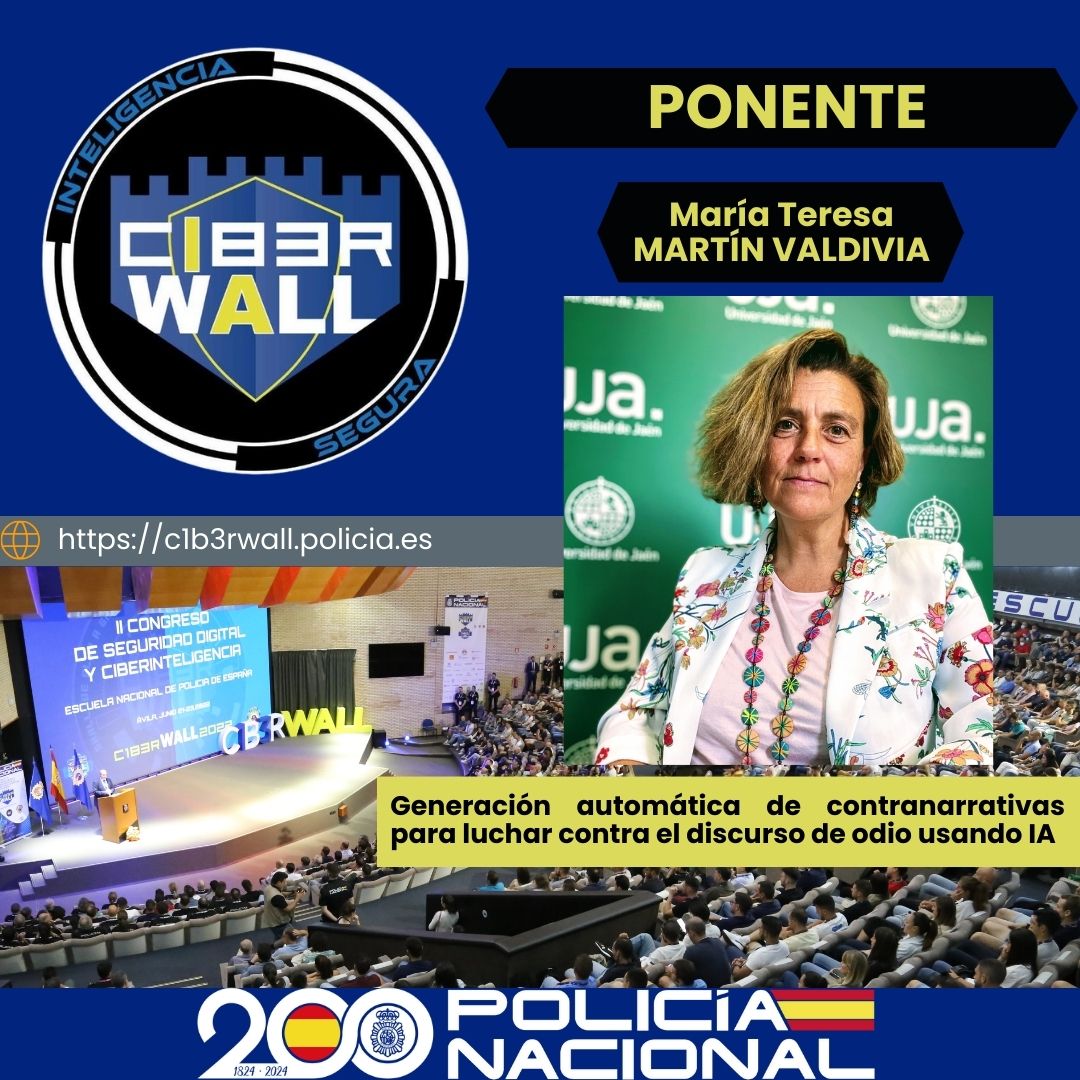 Martín Valdivia María Teresa, Generación automática de contranarativas para luchar contra el discurso de odio usando IA.