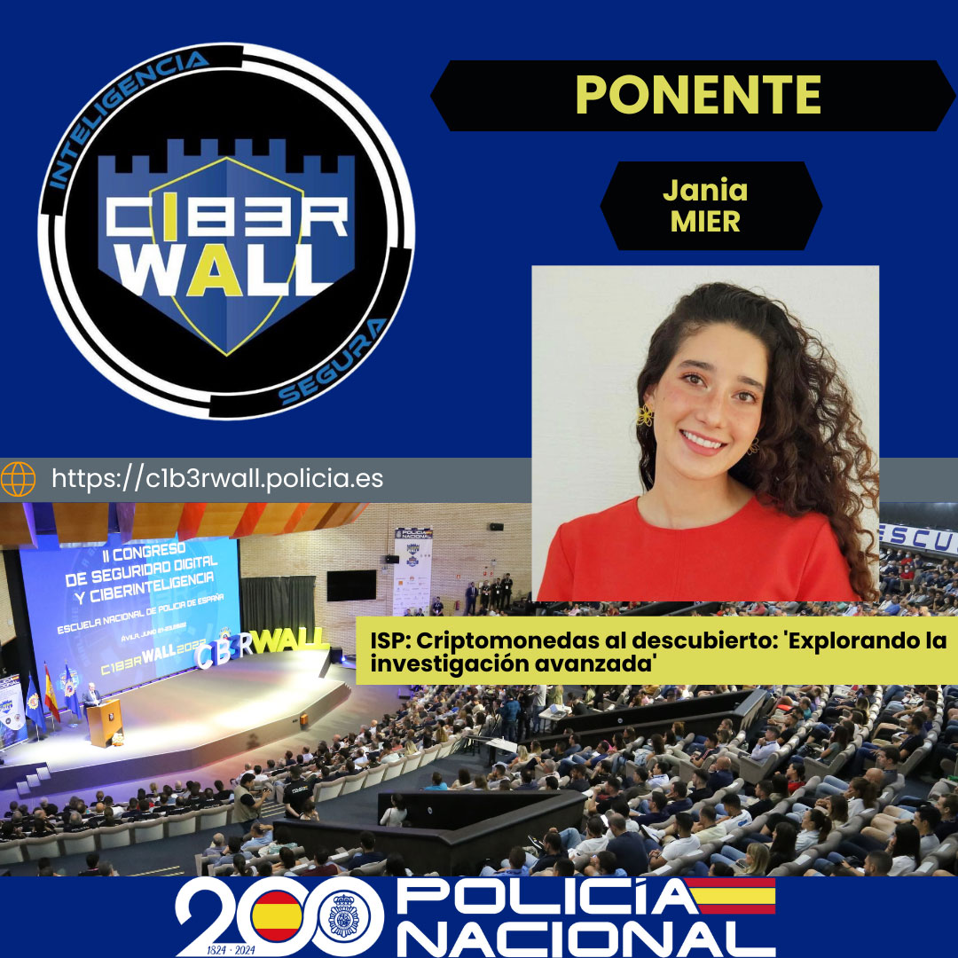 Mier Jania. ISP: Criptomonedas al descubierto: 'Explorando la investigación avanzada'.'