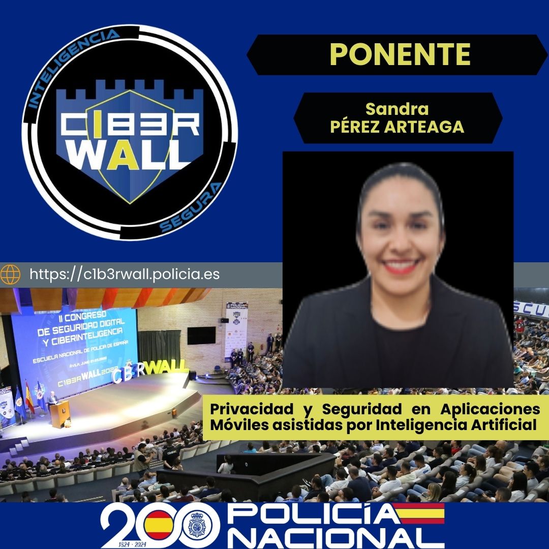 Pérez Arteaga Sandra. Privacidad y Seguridad en Aplicaciones Móviles asistidas por Inteligencia Artificial.