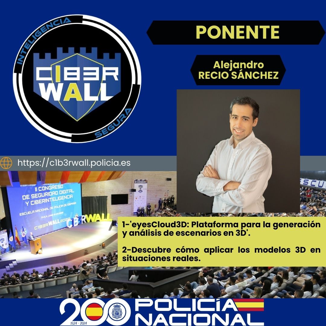 Recio Sánchez Alejandro. 1-'eyesCloud3D:Plataforma para la generación y análisis de escenarios en 3D'.
							2-Descubre como aplicar los modelos 3D en situaciones reales.