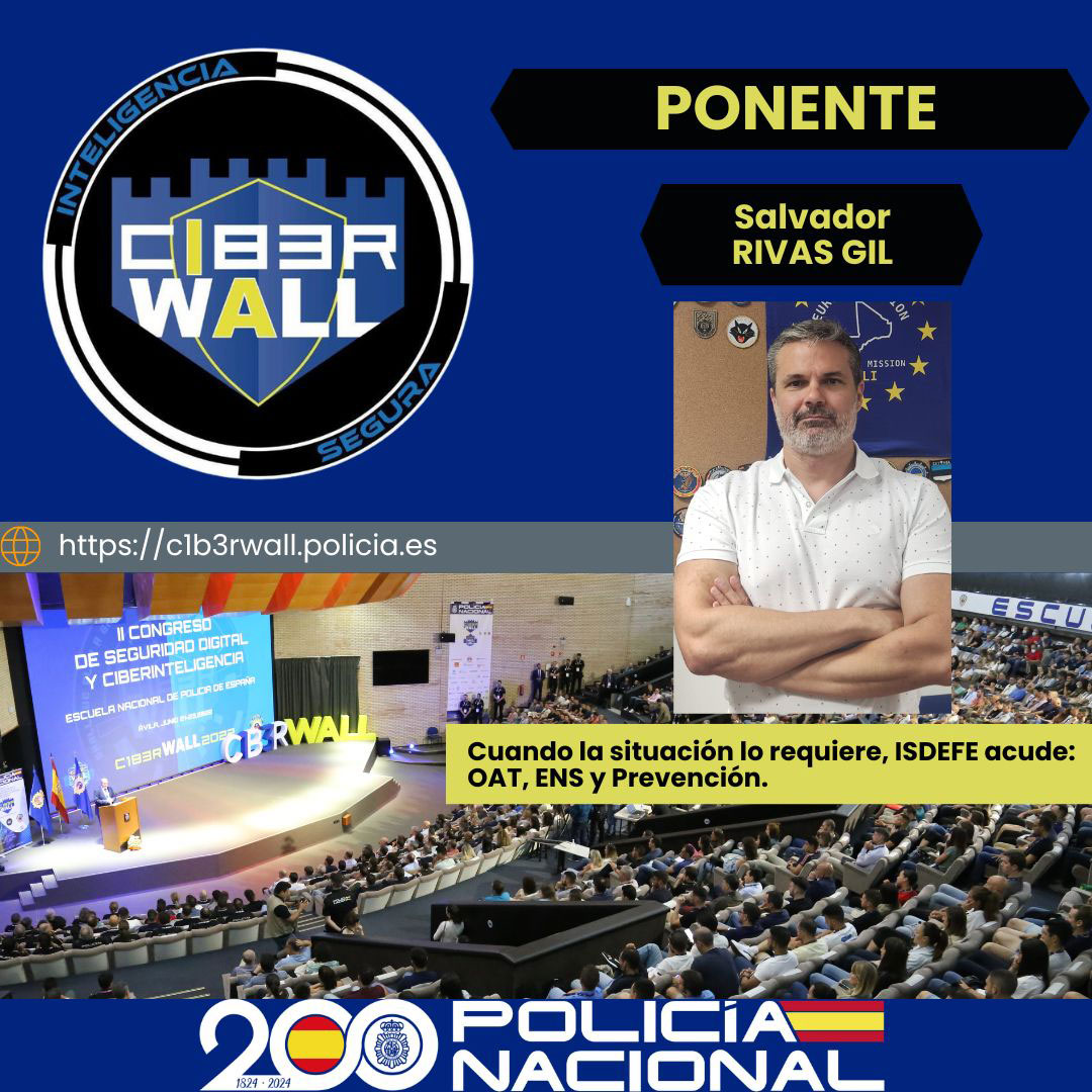 Rivas Gil Salvador. Cuando la situación lo requiere, ISDEFE acude. OAT, ENS, y Prevención.