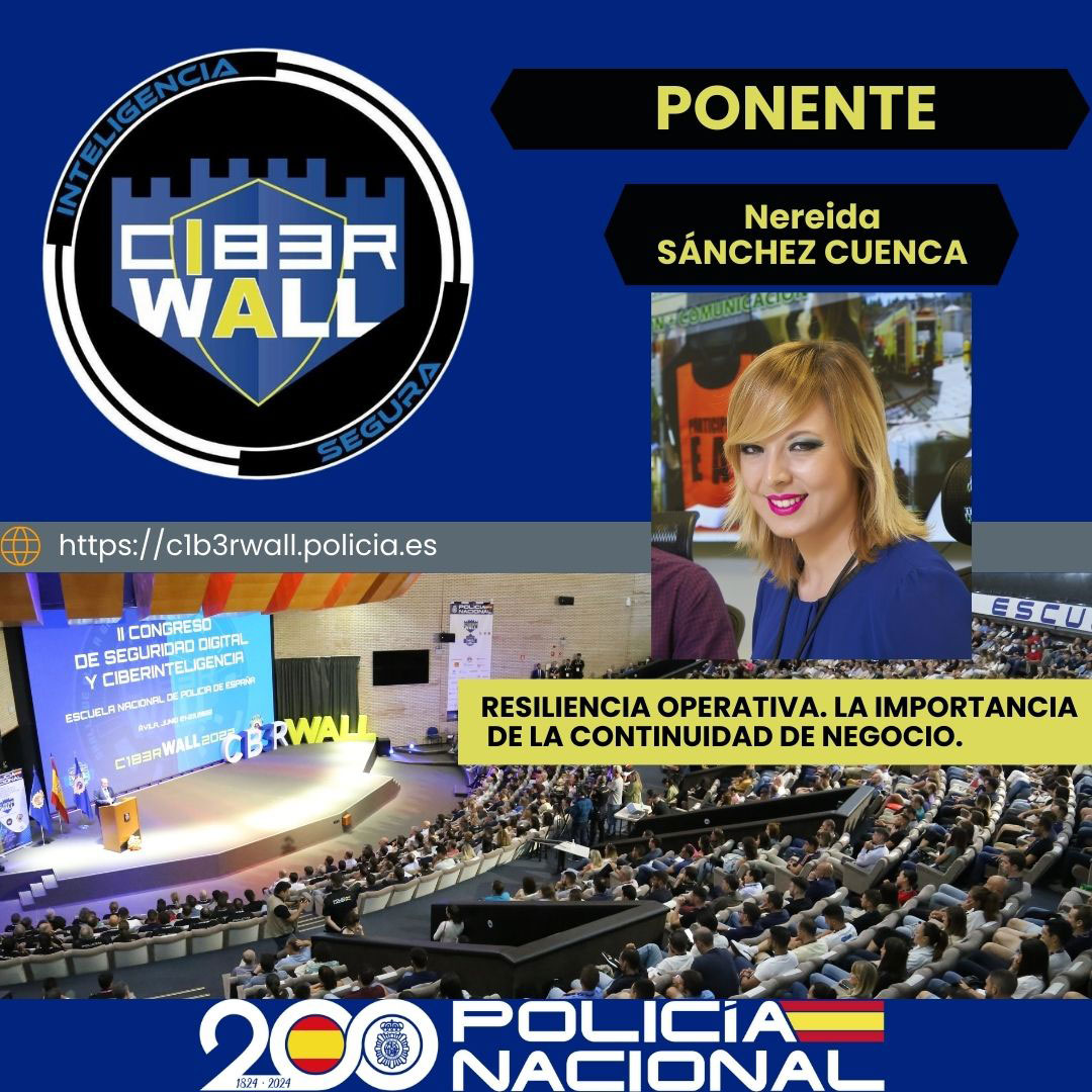 S´snchez Cuenca Nereida. Resiliencia opetativa. La importancia de la continuidad de negocio.