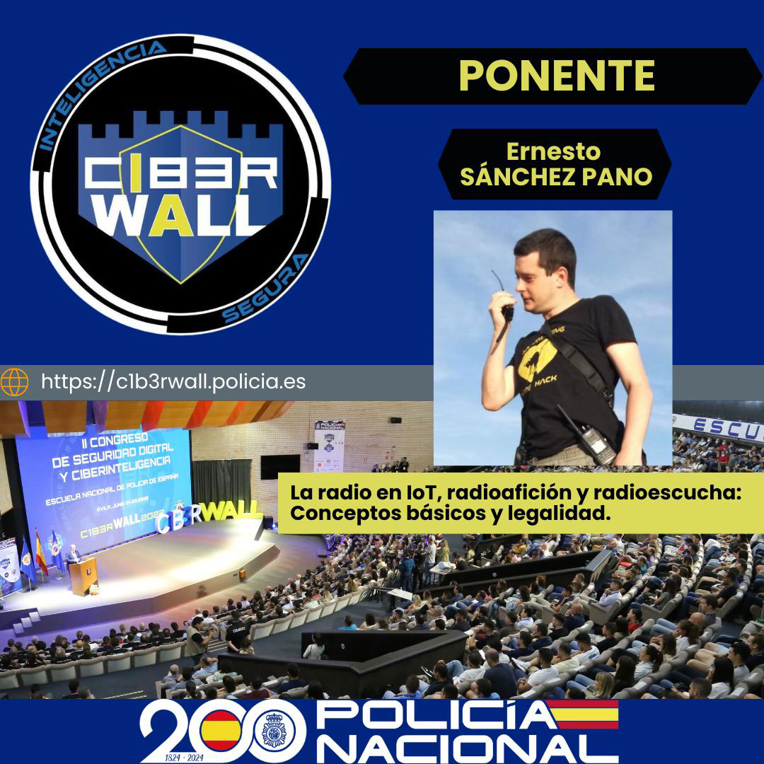 Sánchez Pano Ernesto. La rádio en la loT, radioafición y radioescucha. Conceptos básicos y legalidad.