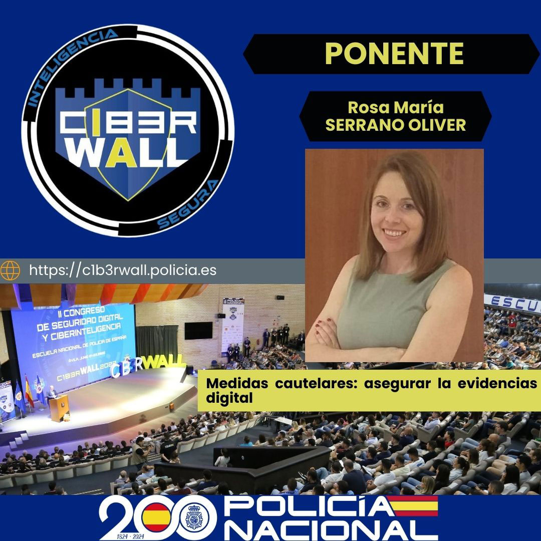 Serrano Oliver Rosa María. Medidas cautelares: asegurar la evidencia digital.