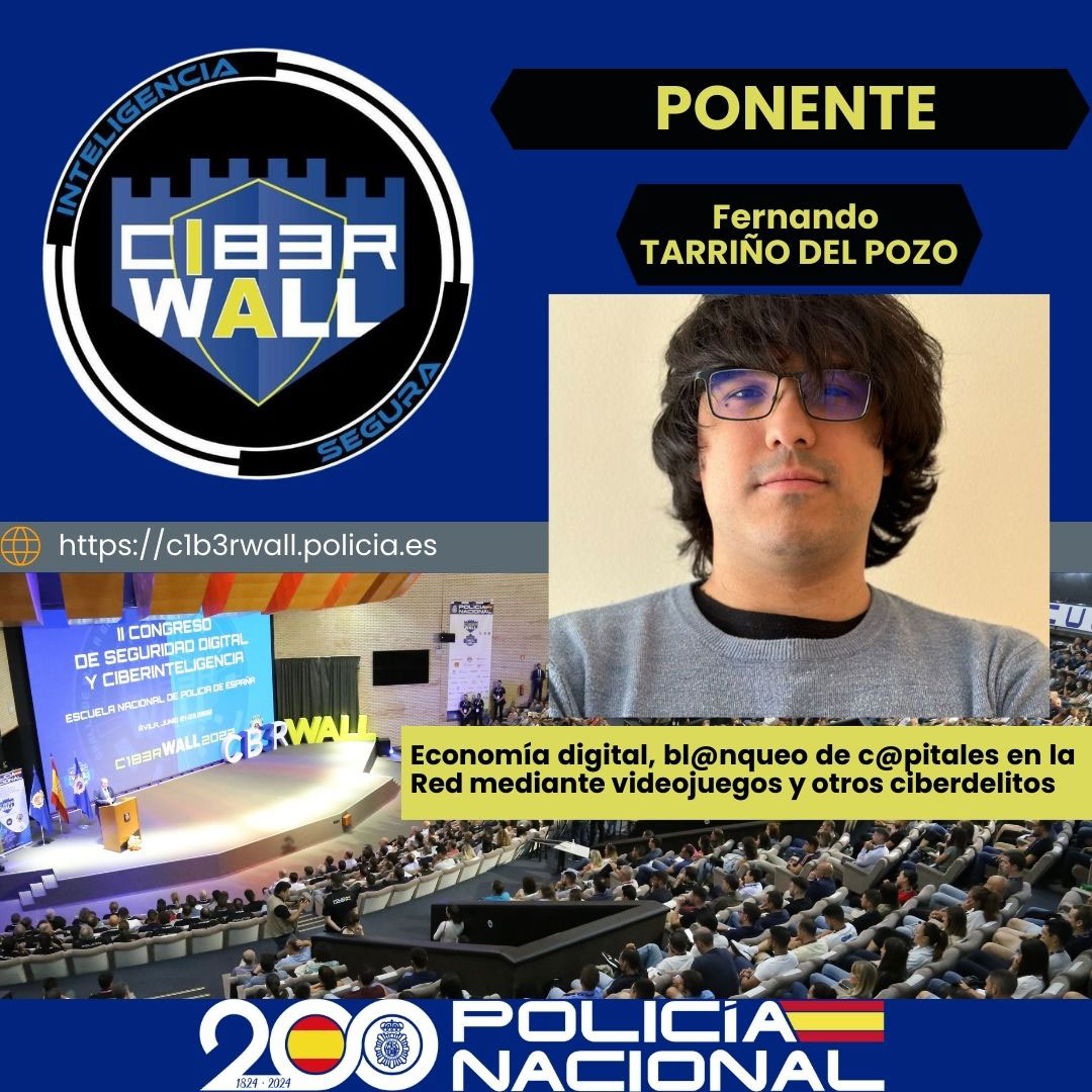 Tarriño Del Pozo Fernando. Economía digital, blanqueo de capitales en la Red mediante videojuegos y otros ciberdelitos.